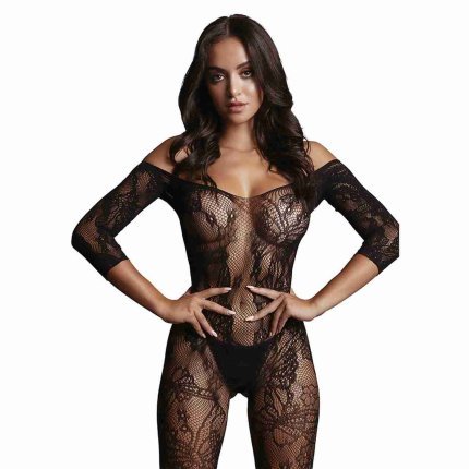 Le Desir Lace Sleeved Bodystocking
