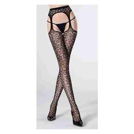 Cindylove Fishnet Thigh High Stockings With Attached Garter 45106