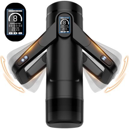 CyberSkin The Wing USB Rechargeable Thrusting & Massaging Auto Masturbator with Heater