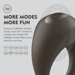 Alan 10 Function Remote Control Rechargeable Silicone Cock Ring - Image 4