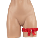 Satin Bridal Leg Garter Wide