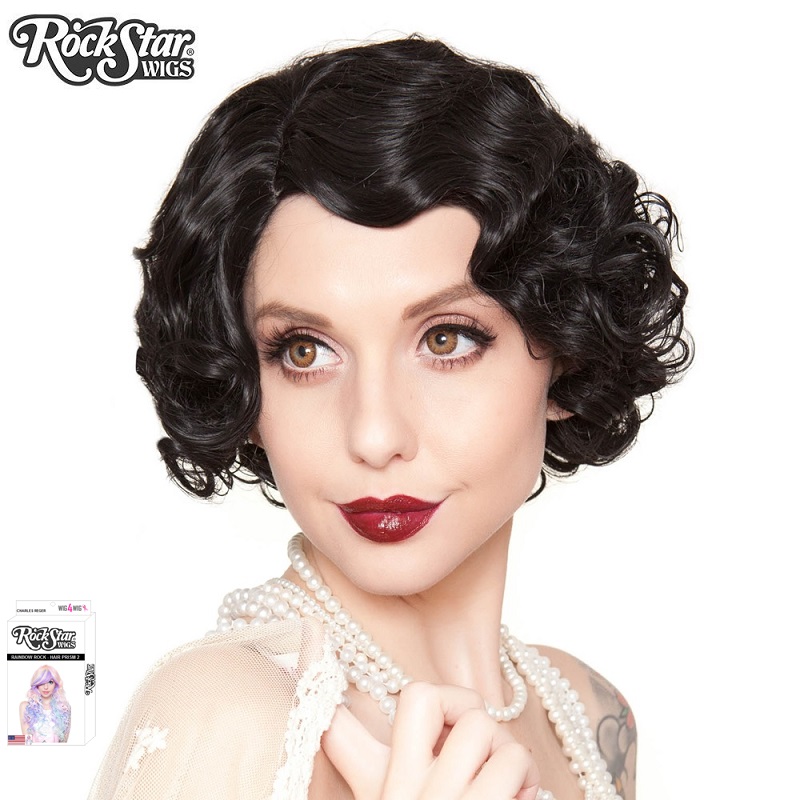 RSW00837-Rockstar-Wigs-1920s-Flapper-Black-1.jpg Rockstar Wigs - 1920s Flapper - Image 1